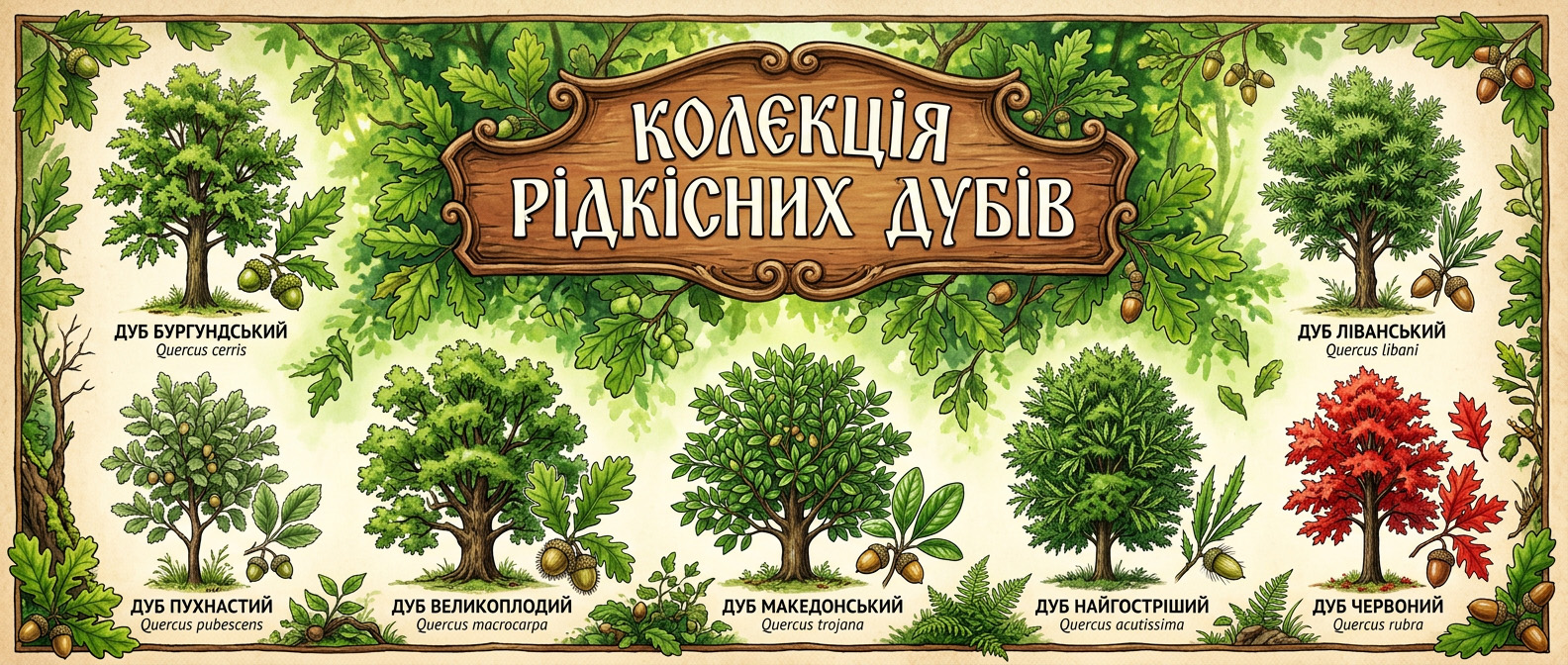 Колекційні дуби